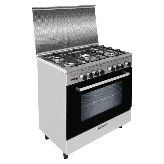سعر Glem Gas 90x60 cm 5Burner Floor Standing Gas Cooker (SE967GIFS