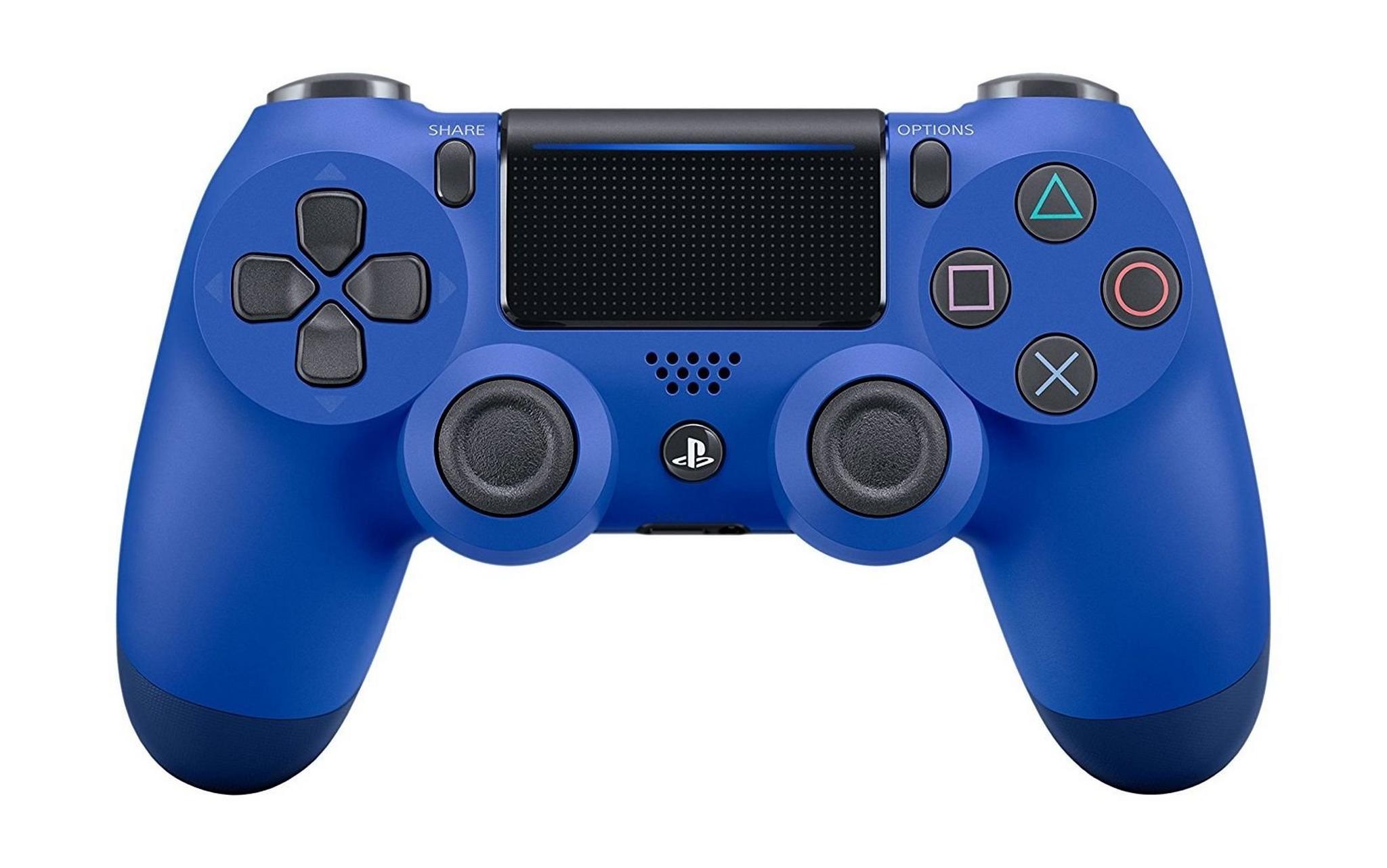 Sony PS4 Controller DualShock 4 Wireless Blue + Super Bomberman R: PlayStation 4 Game