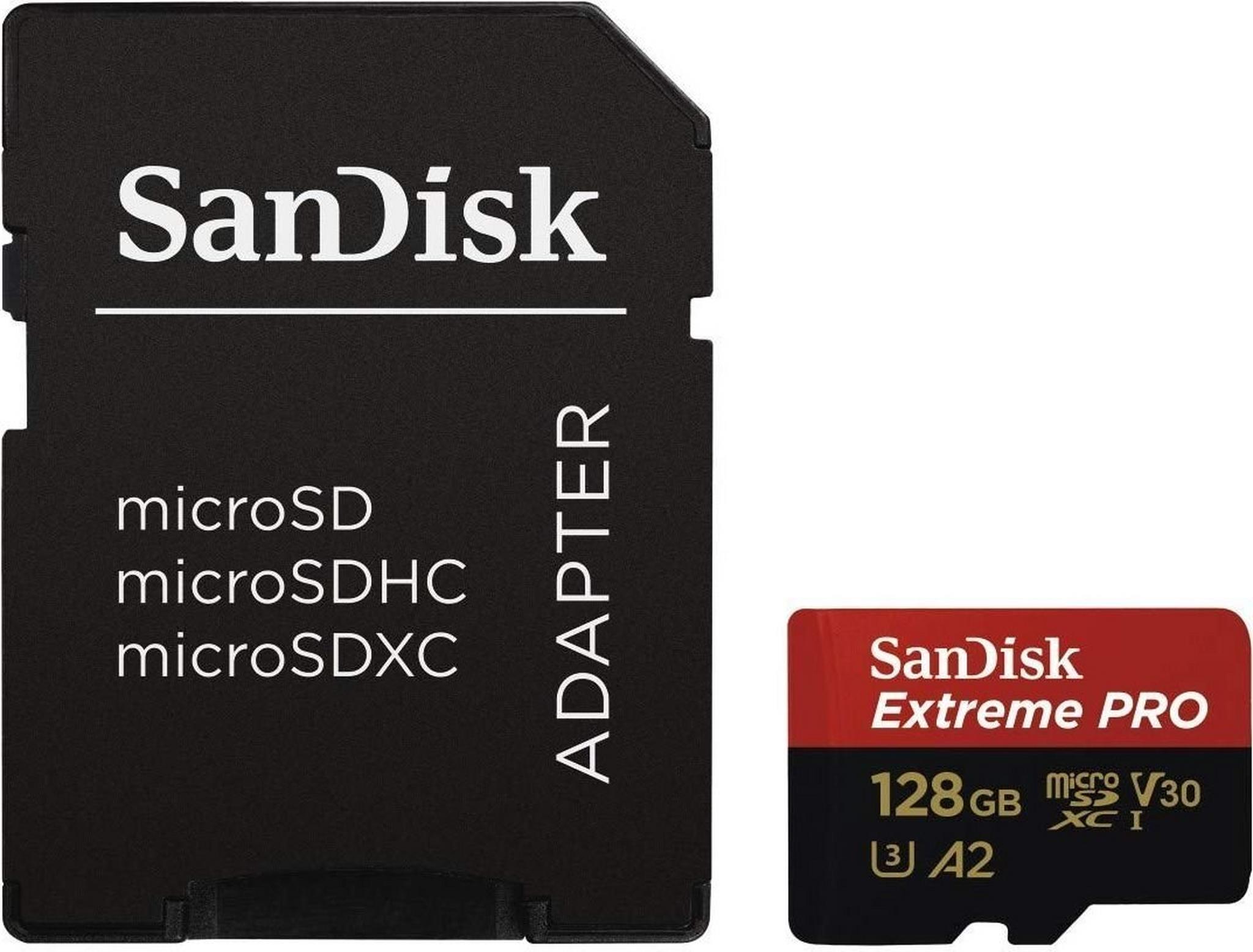 Sandisk Extreme Pro MicroSDHC 128GB Memory Card