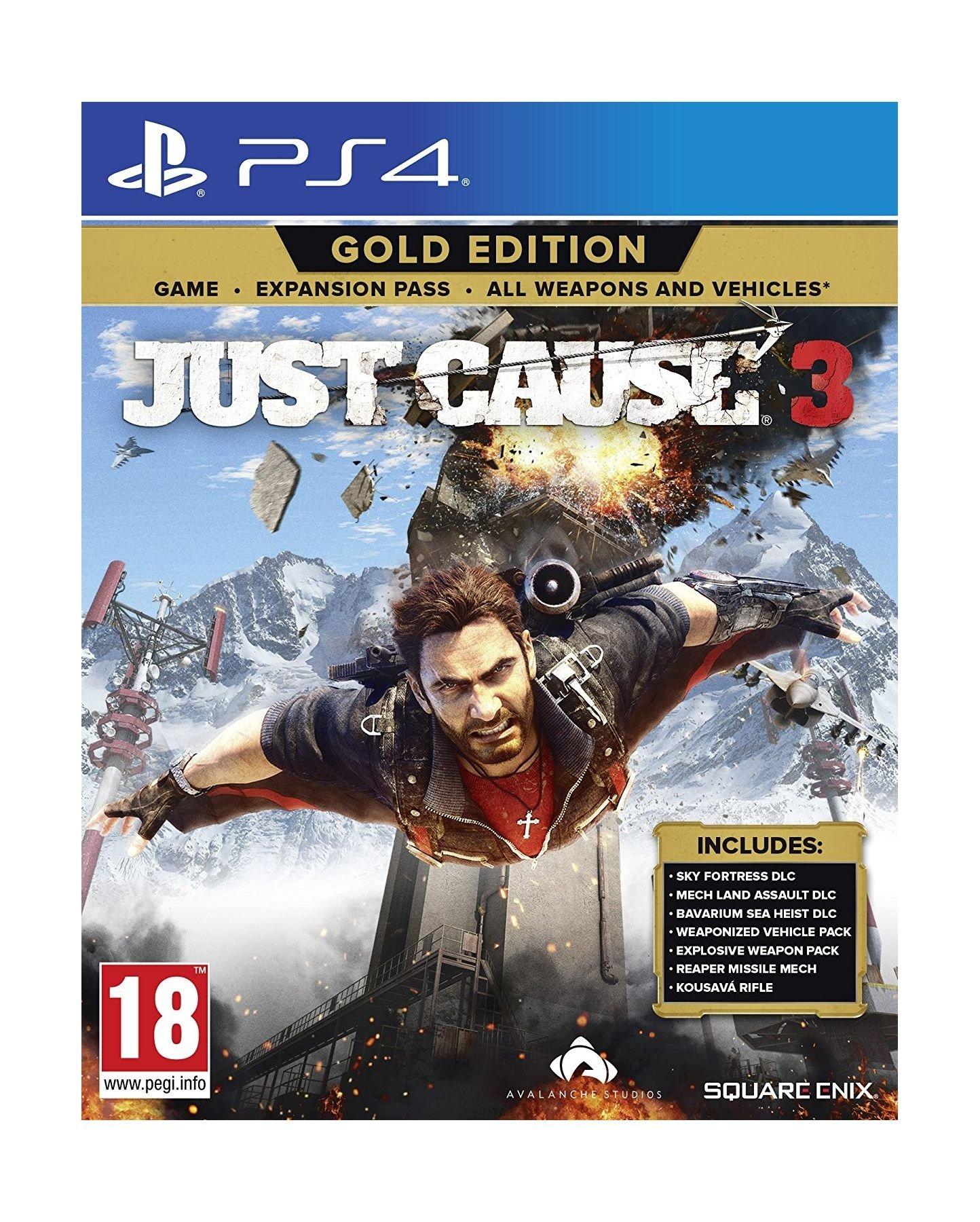 Just Cause 3 Gold Edition + Super Bomberman R + Spyro Reignited Trilogy + Rise of the Tomb Raider + Fallout 4: PlayStation 4 Game