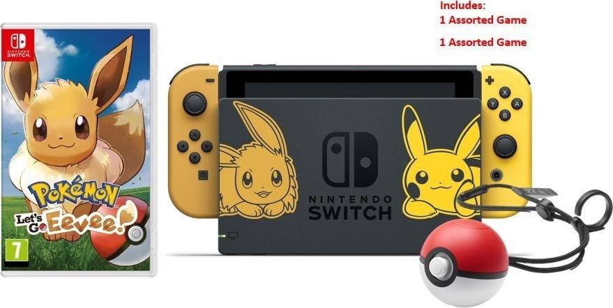 Nintendo Switch Let's Go Eevee Limited Edition Console Bundle Price in