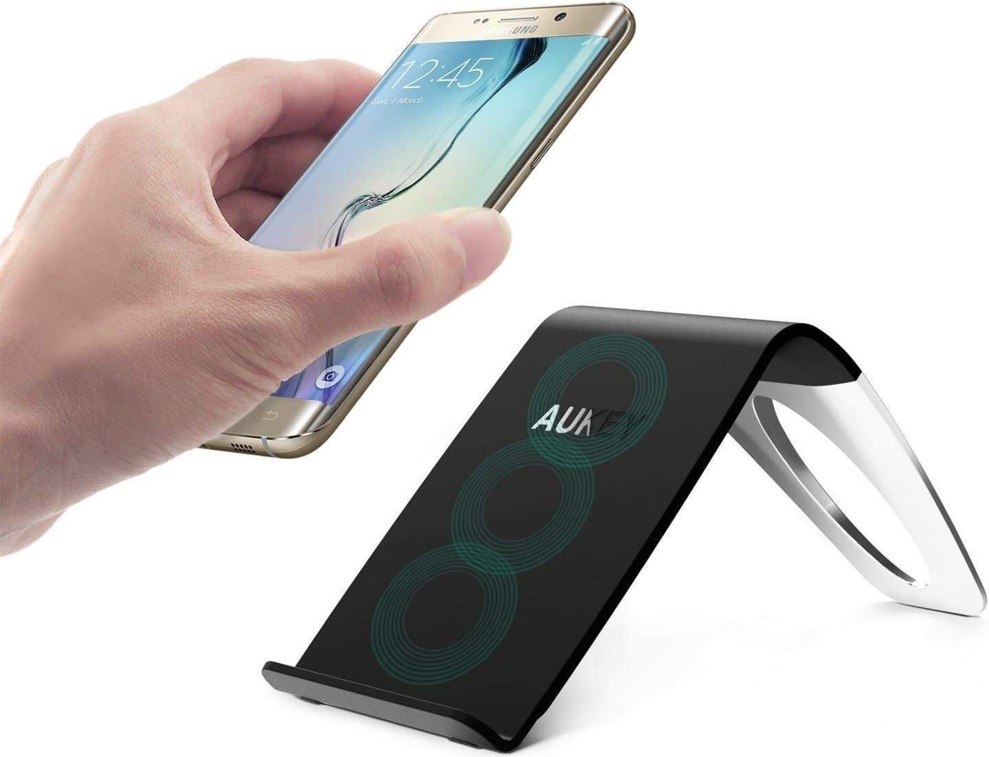 Aukey Wireless Charging Stand (LCC1) - Black