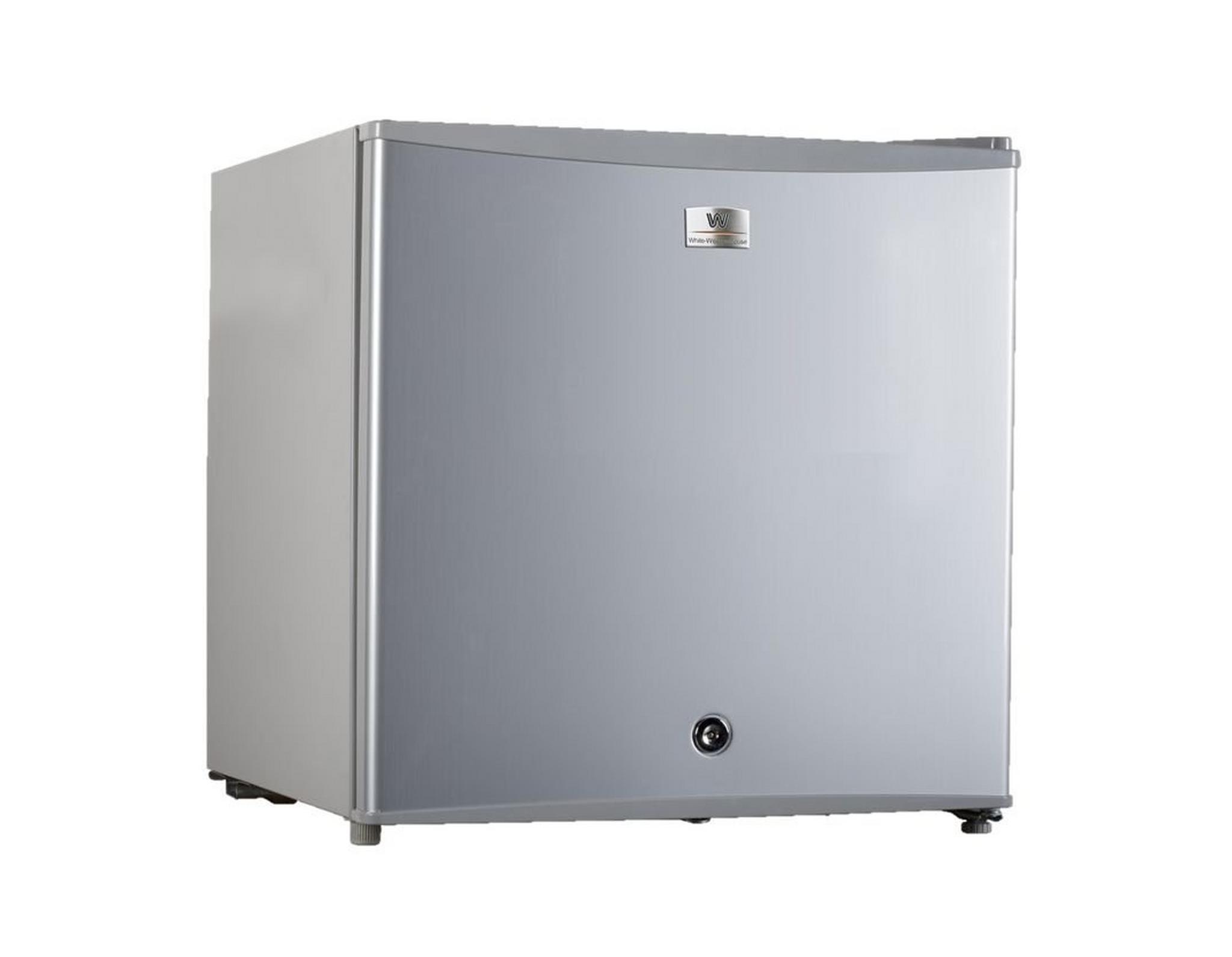 White Westinghouse 1.6CFT Single Door Refrigerator (WWMR9KS46) - Silver
