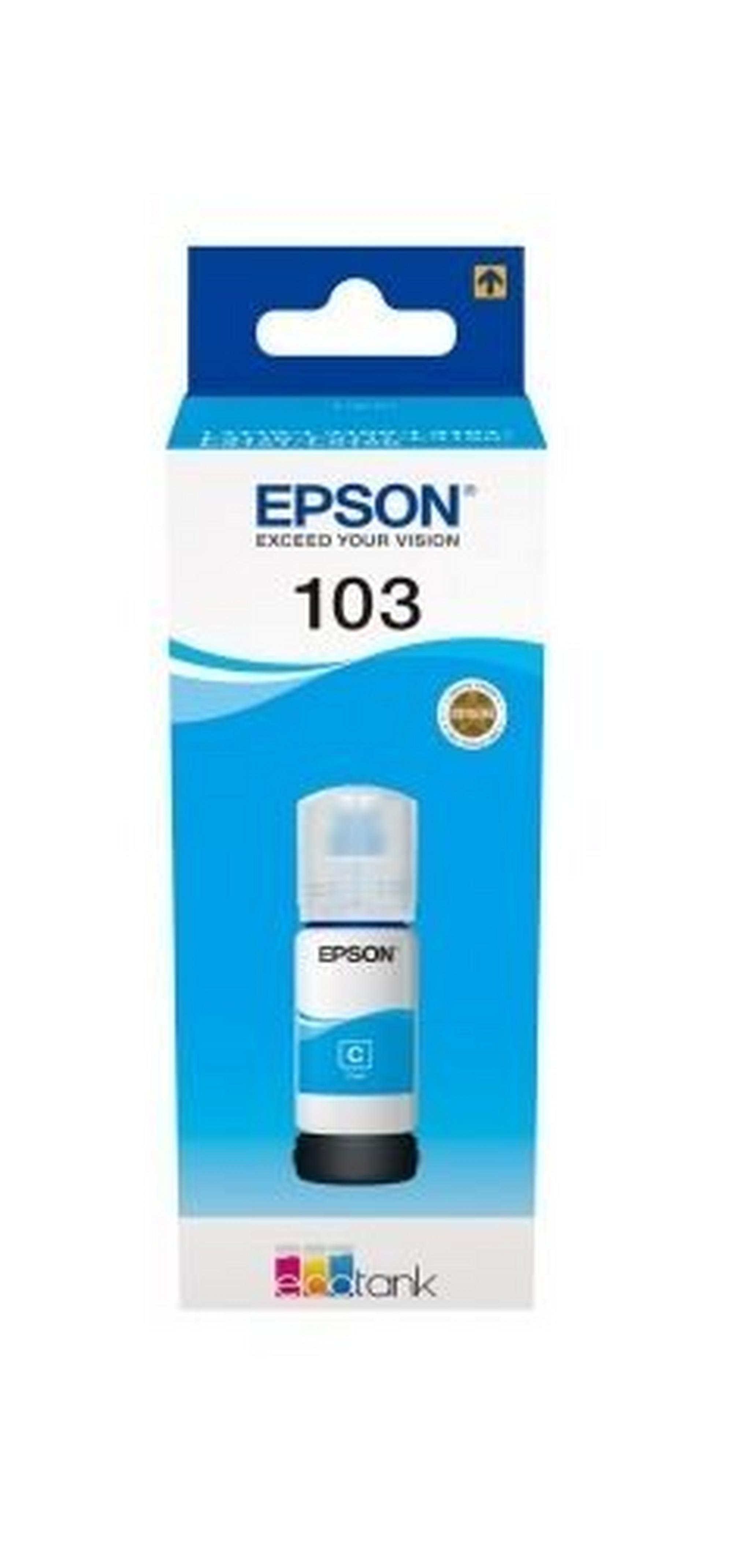 Epson 103 EcoTank Cyan Ink Bottle 65ml