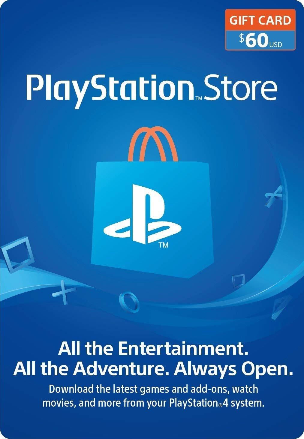 PlayStation Store Gift Card $60 USA