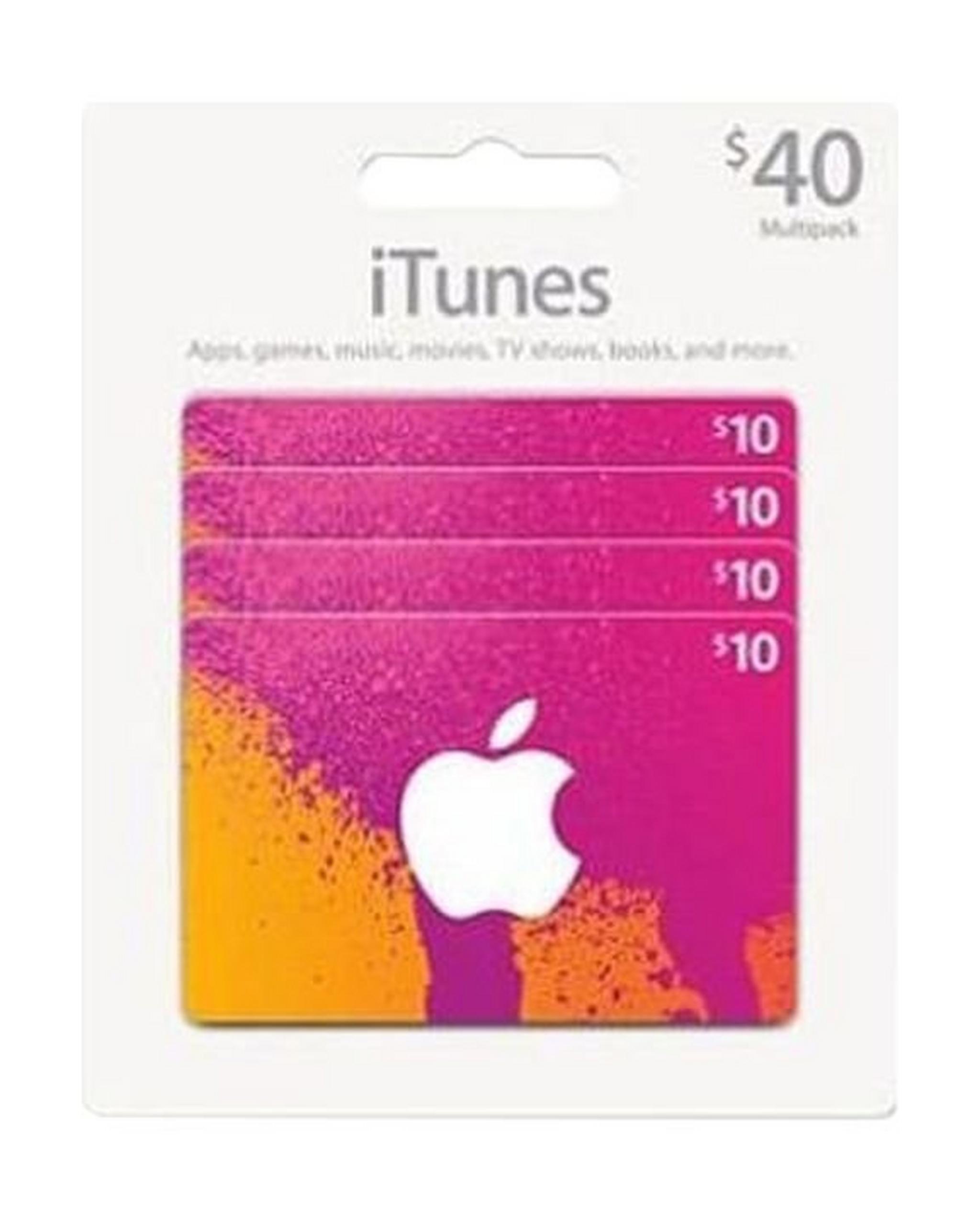 Apple iTunes Gift Card $40 (U.S. Account)