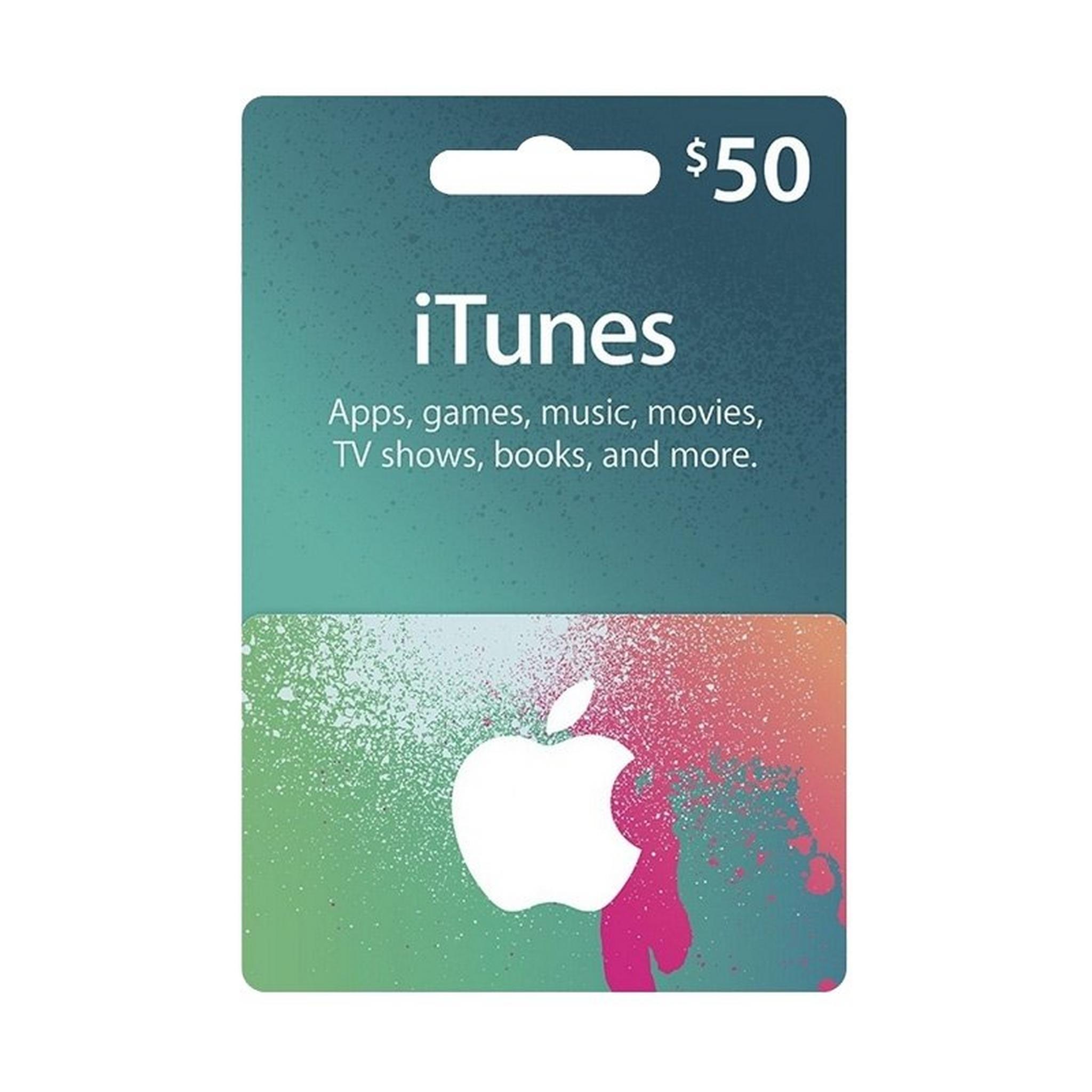 Apple iTunes Gift Card $50 (U.S. Account)