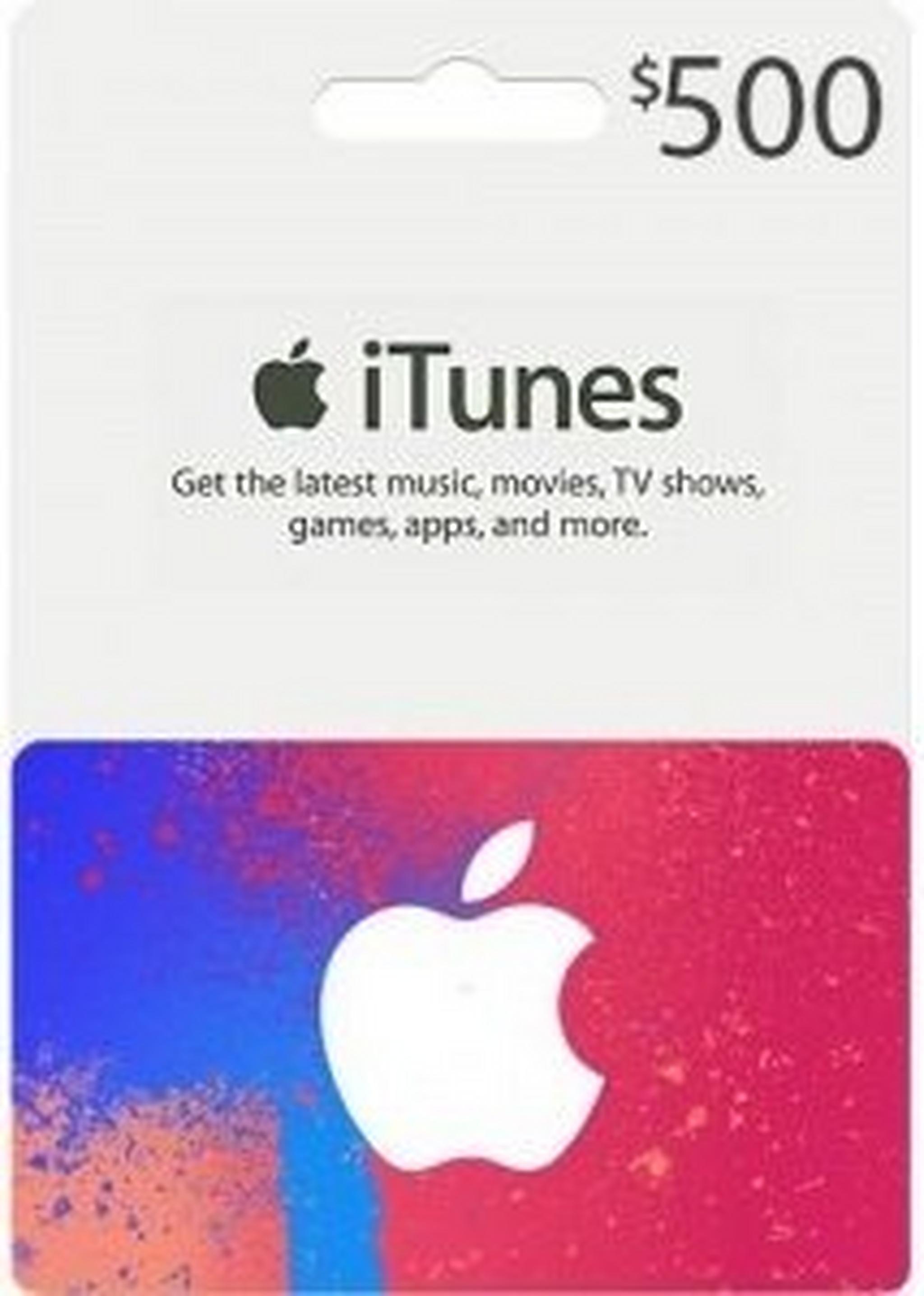 Apple iTunes Gift Card $500 (U.S. Account)