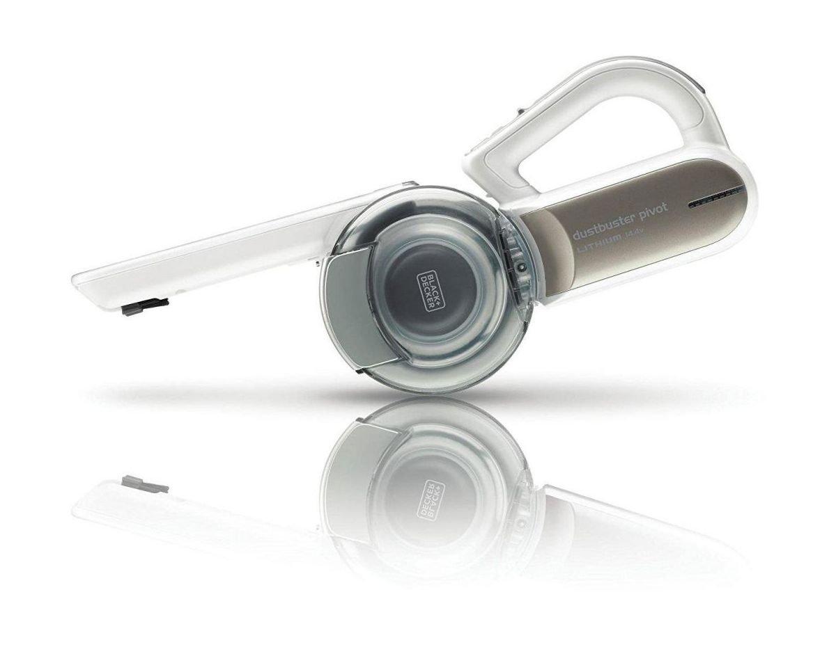 مكنسة يدوية دوّارة ١٤,٤ فولت من بلاك أند ديكير، PV1420L-B5 - أبيض