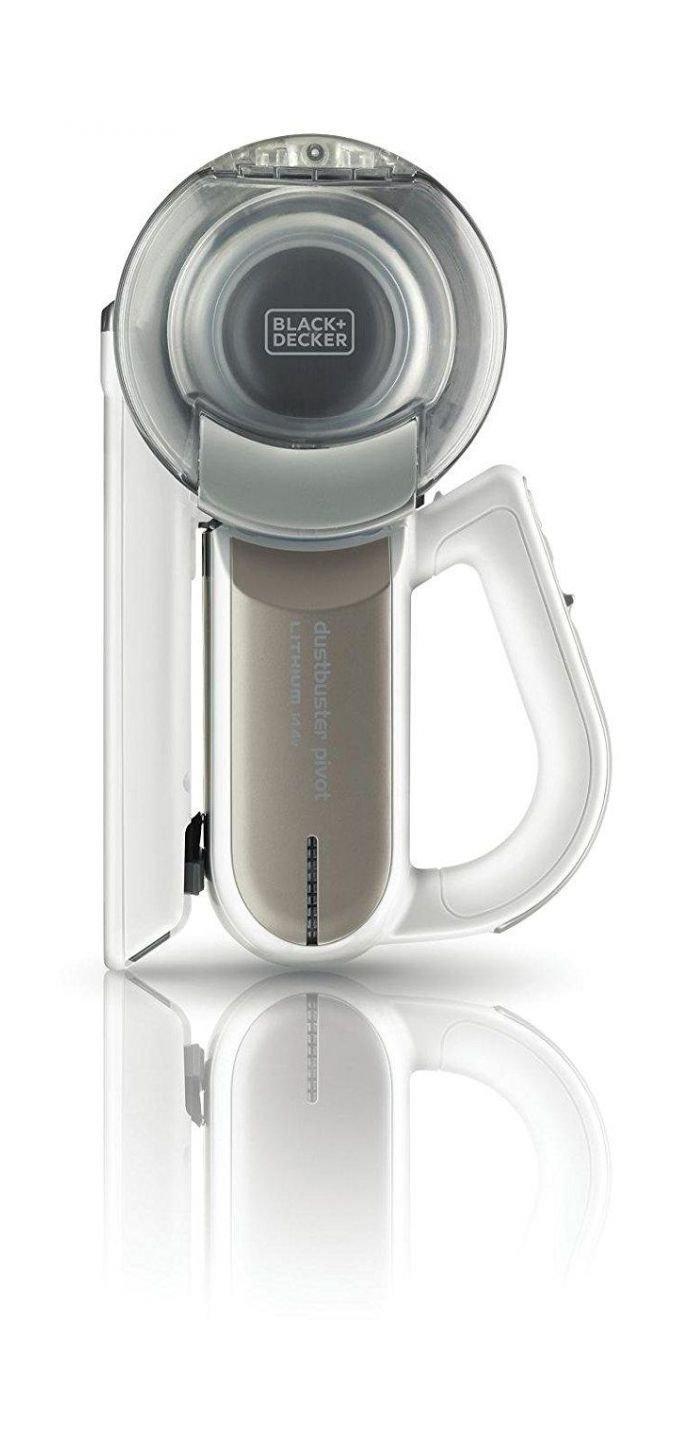 مكنسة يدوية دوّارة ١٤,٤ فولت من بلاك أند ديكير، PV1420L-B5 - أبيض