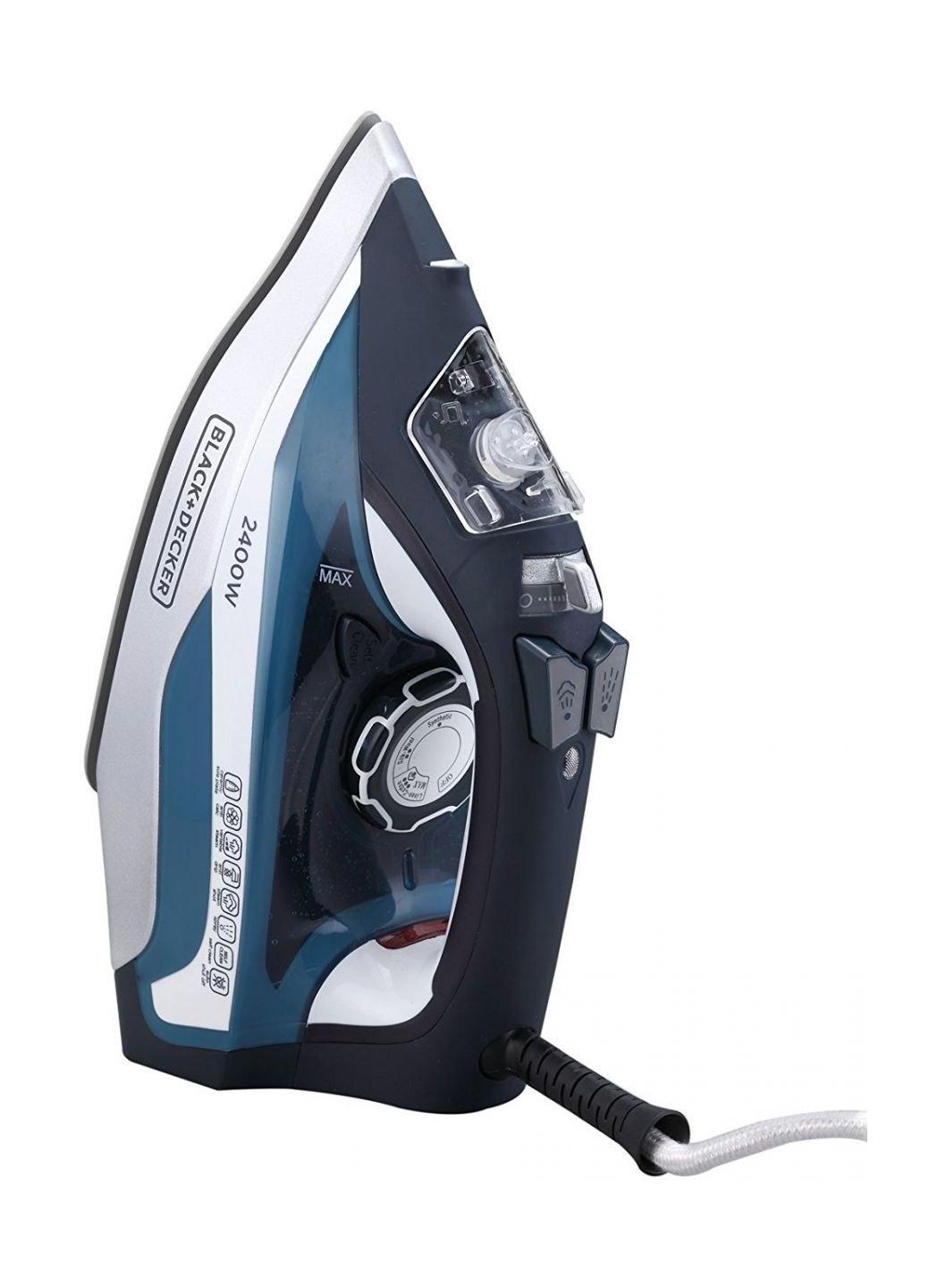 كواية البخار بلاك آند ديكر بقوة ٢٤٠٠ واط - أزرق (X2150-B5)