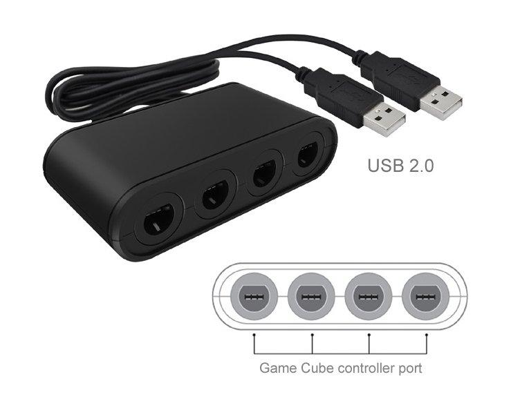 Dobe 3 In 1 GC Controller Adapter For Nintendo Switch - (TNS-1894)