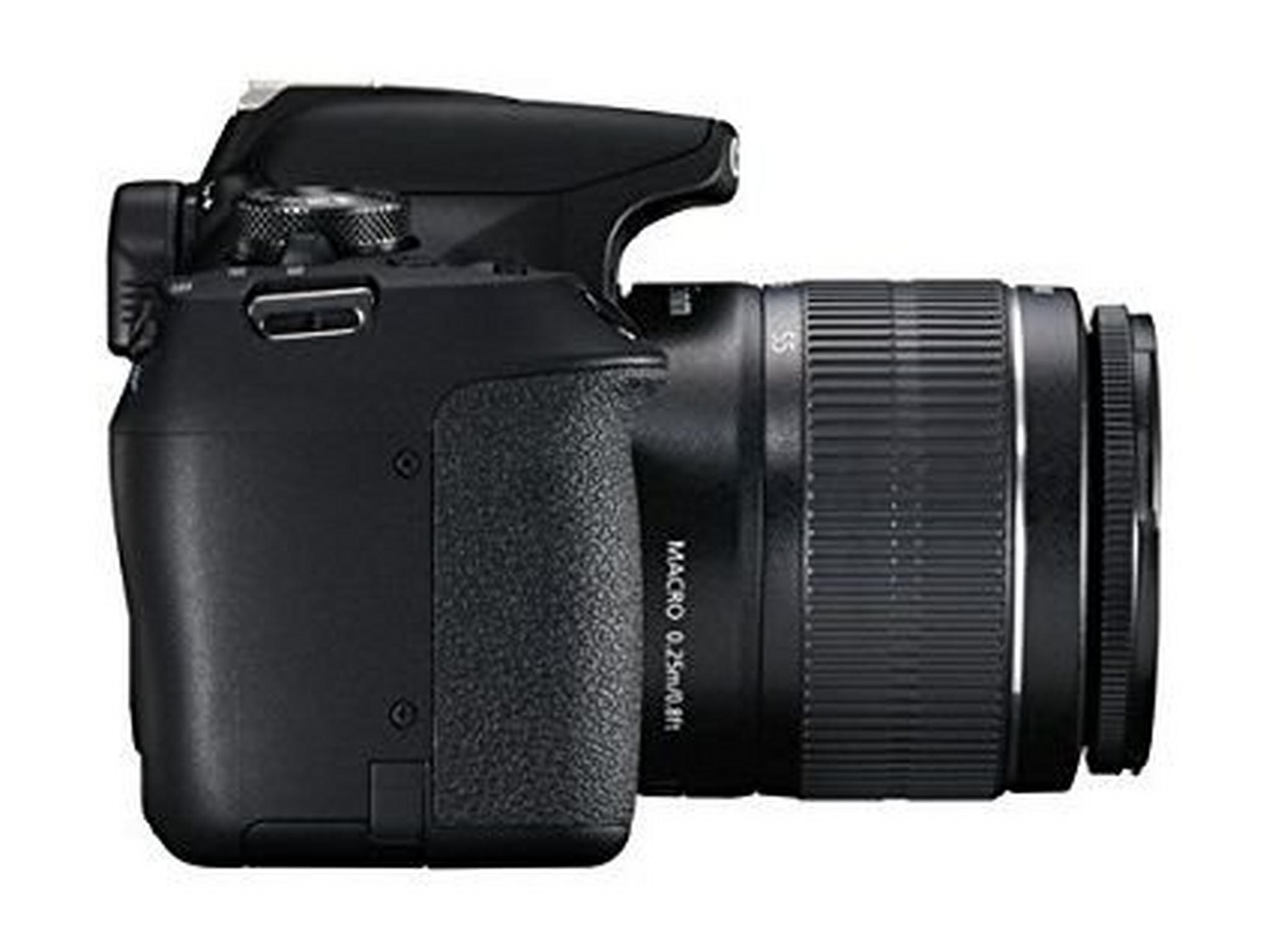 كاميرا كانون EOS 2000D  الرقمية بعدسة عاكسة DSLR + عدسة 55-18 ملم