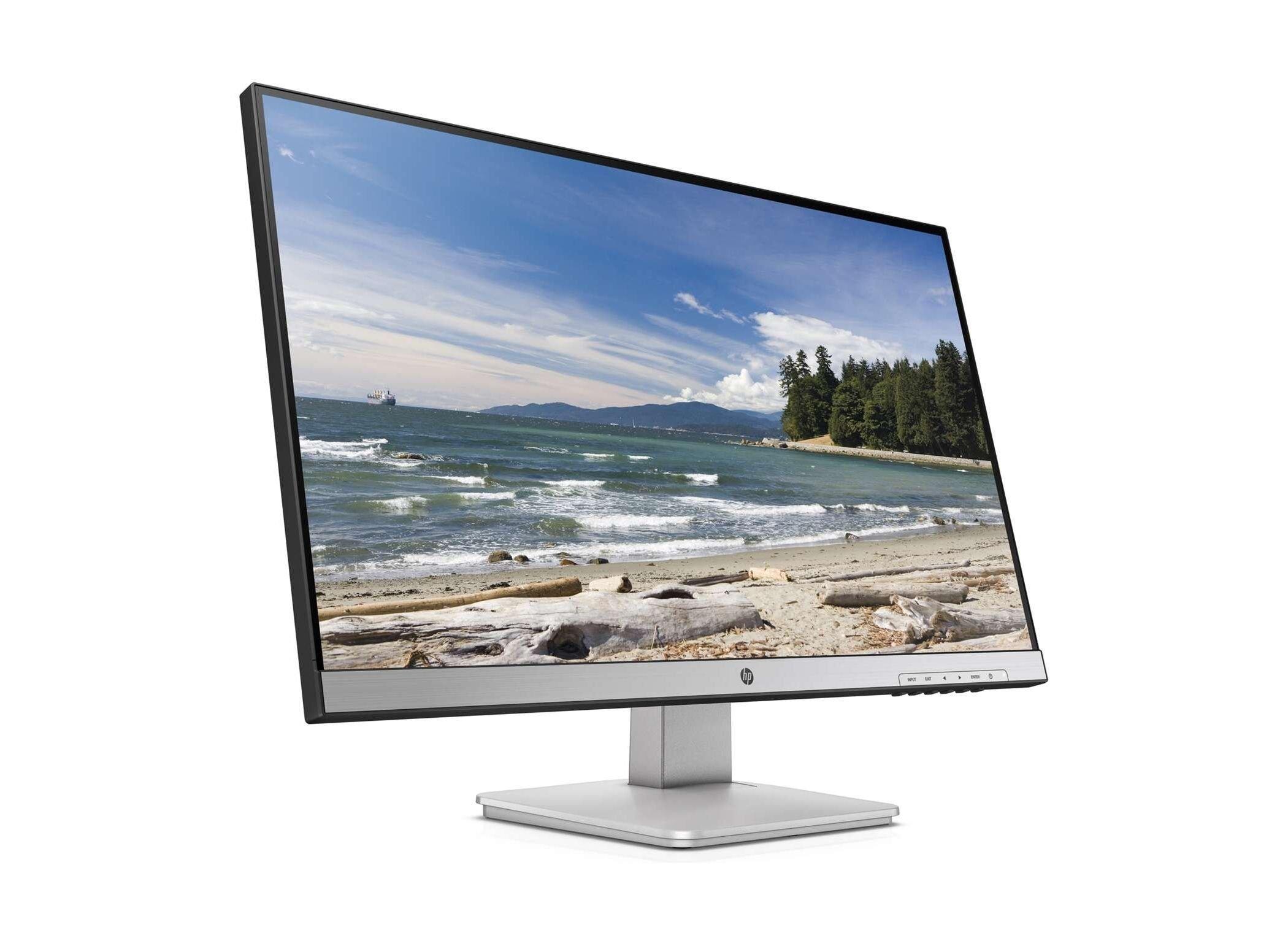 HP 27-inch QHD Monitor (3FV90AA#A2N) - Silver