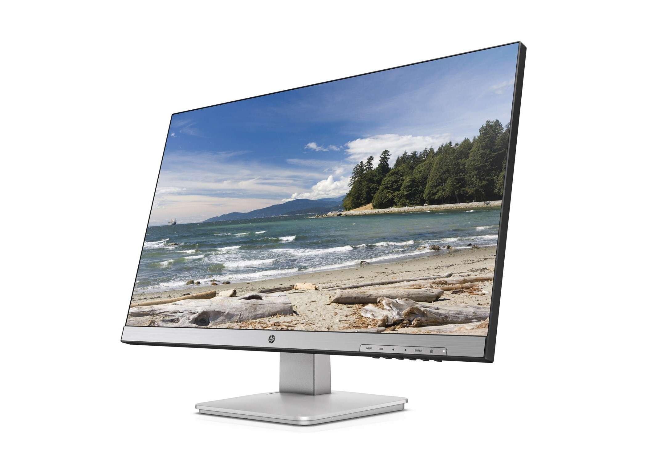 HP 27-inch QHD Monitor (3FV90AA#A2N) - Silver