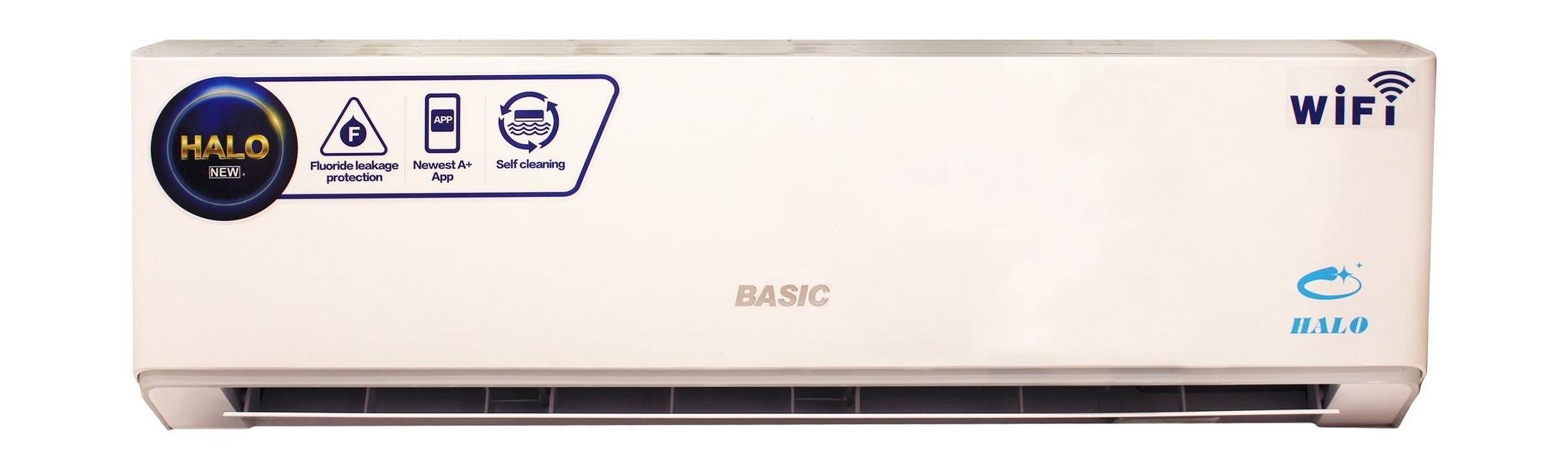 Basic Halo 24000 BTU Heating and Cooling Split AC with Wi-Fi - BSACH-F24HD