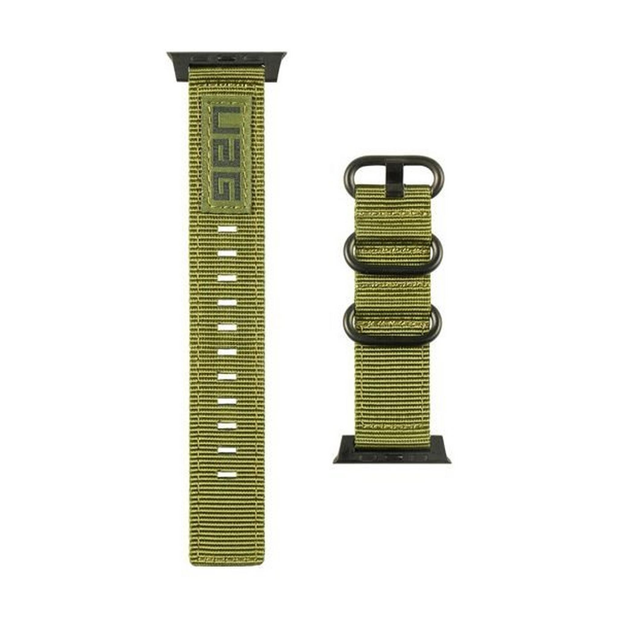 UAG Nato Watch Strap for 42mm/44mm Apple Watch - Olive Green