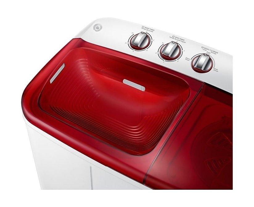 Samsung 6.5Kg Twintub Washing Machine (WT65H2500HP) Grey/Red Price in