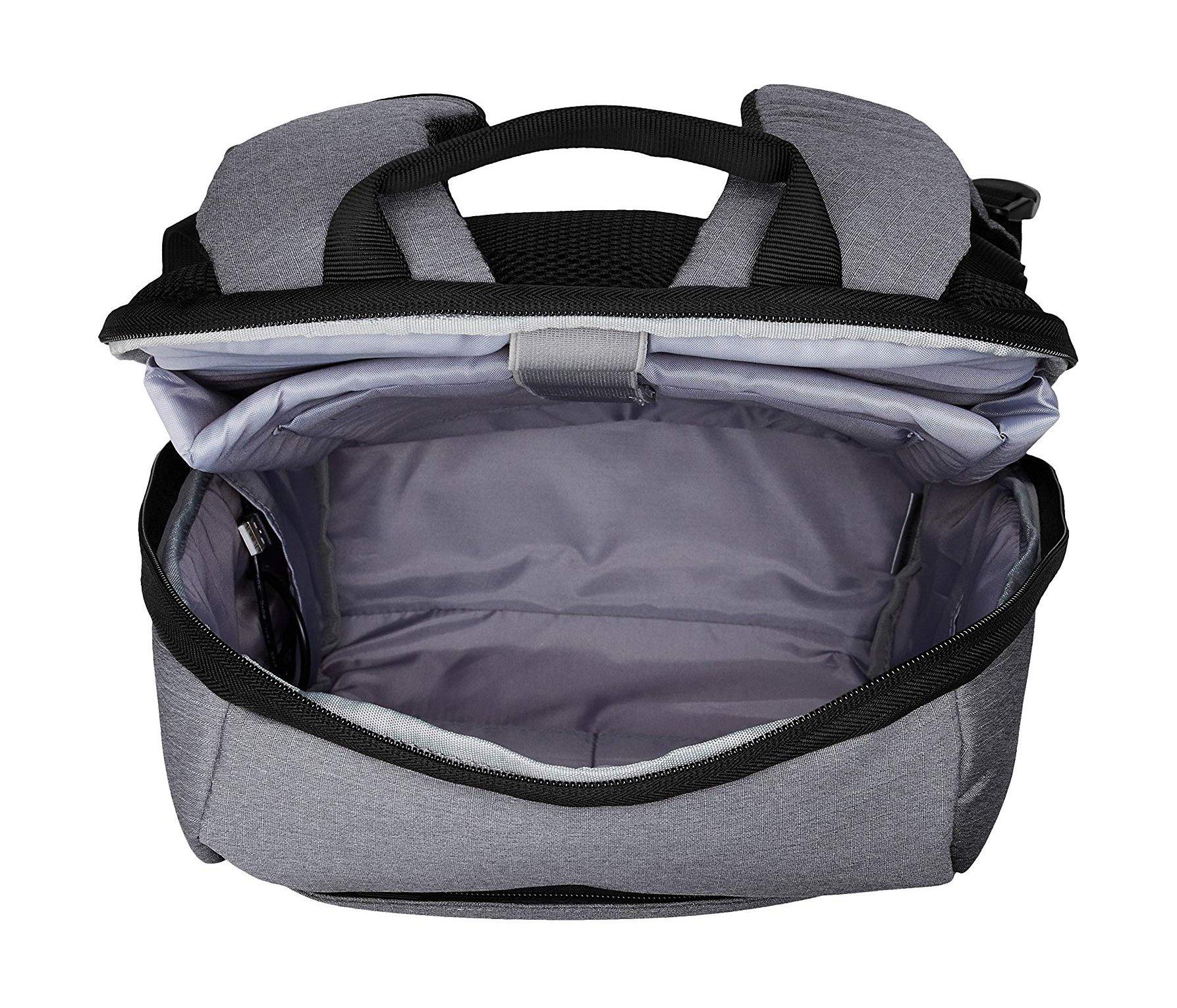 Puro byday Backpack for MacBook Pro 15 and 15.6 inch Notebook Grey