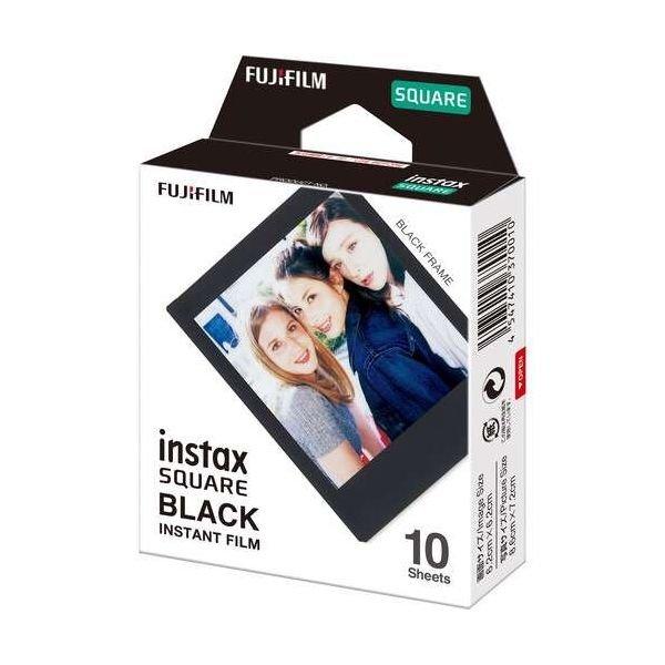 FujiFilm Instax Square Black Frame Instant Film (10 Exposures)