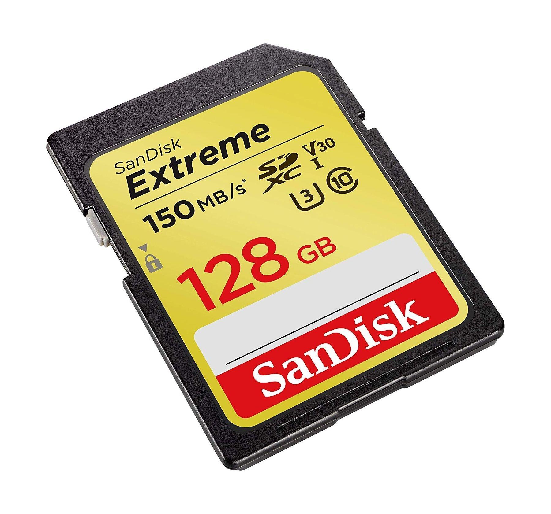 SanDisk 128GB Extreme SDXC UHS-I Memory Card