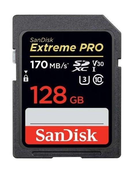 SanDisk 128GB Extreme PRO UHS-I SDXC Memory Card
