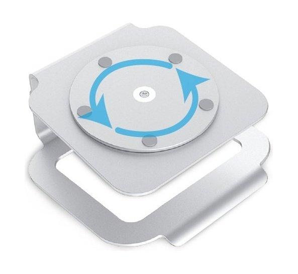 Promate Deskmate 2 Universal Anodized Aluminum Laptop Stand - Silver