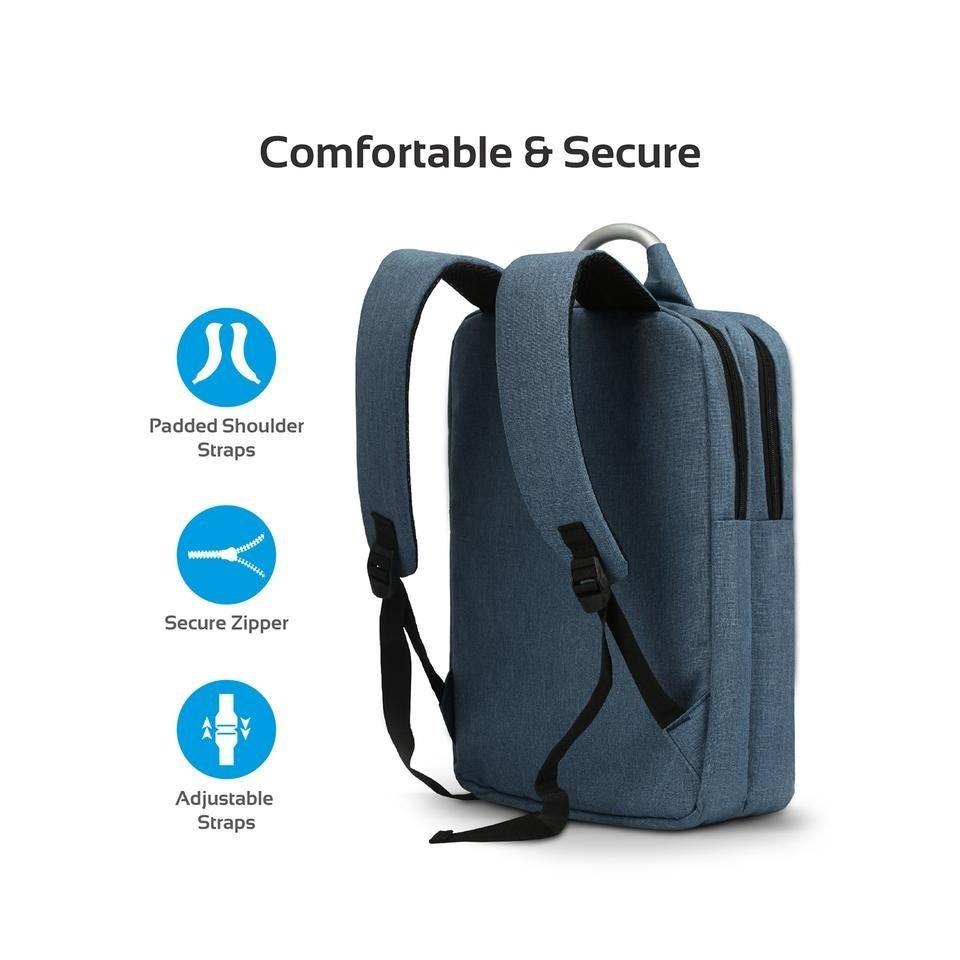 Promate Nova Travel AntiTheft 15.6 Inches Slim Laptop Bag Blue Price
