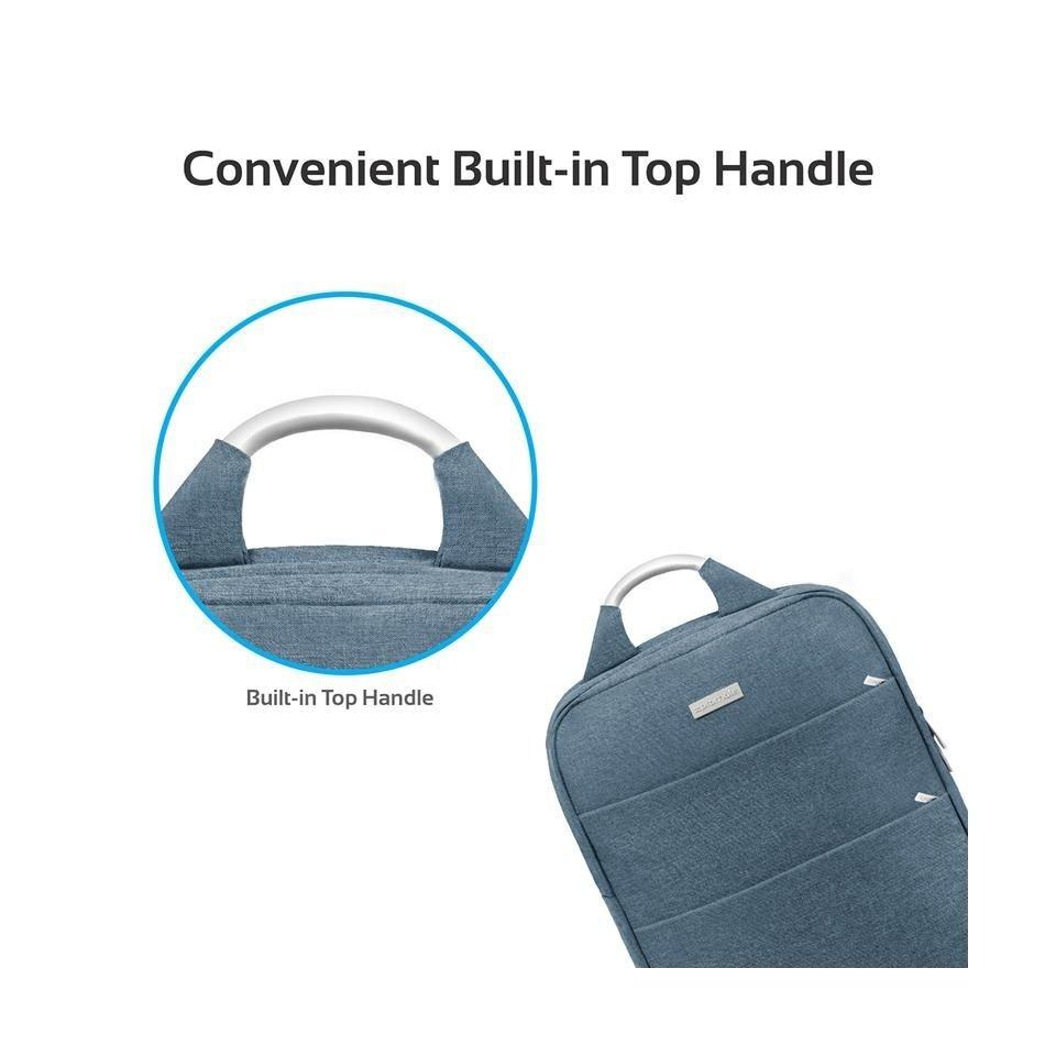 Promate Nova Travel AntiTheft 15.6 Inches Slim Laptop Bag Blue Price
