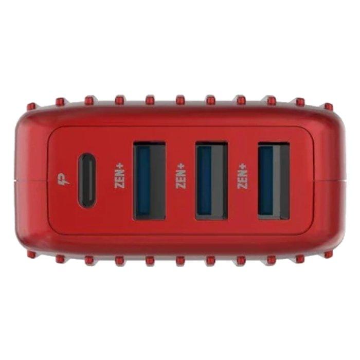 Zendure A-Series 4 Port Wall Charger - Red