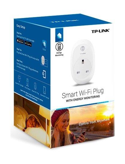 TP-Link 100-240V Smart Wi-Fi Plug - White