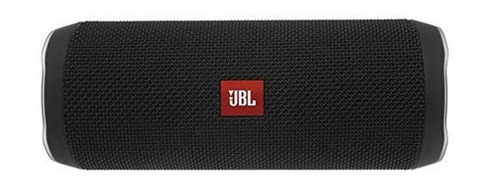 JBL Flip 4 Wireless Bluetooth Speaker Black + JBL T110BT Earphone Black