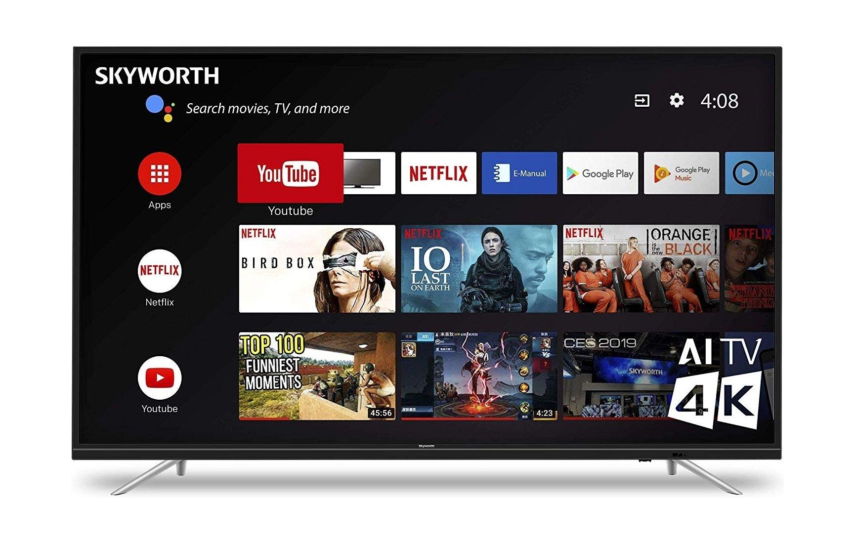 Skyworth U2 Series 50 Inch Smart 4K UHD LED TV