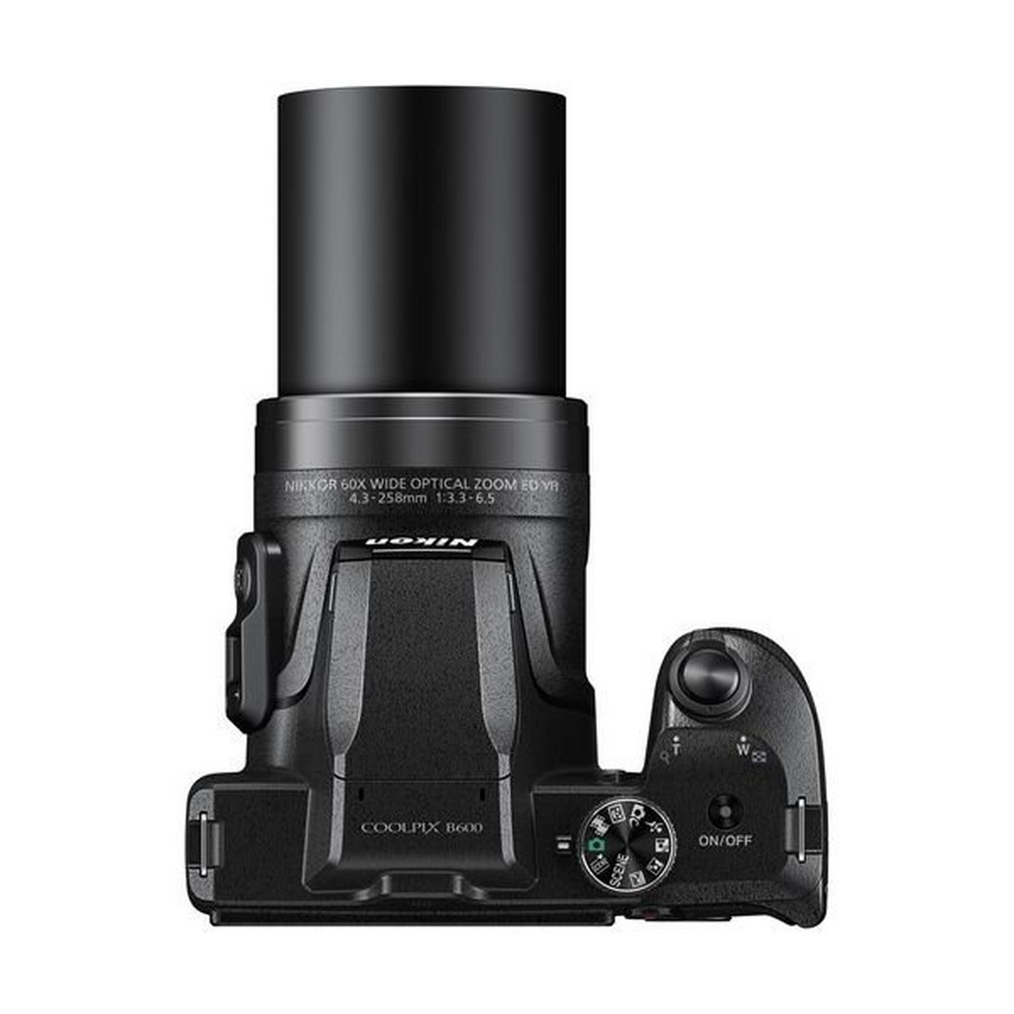 Nikon CoolPix B600 Digital Camera - Black