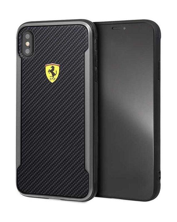 Ferrari Carbon Racing Shield Case for Apple iPhone XS - Black