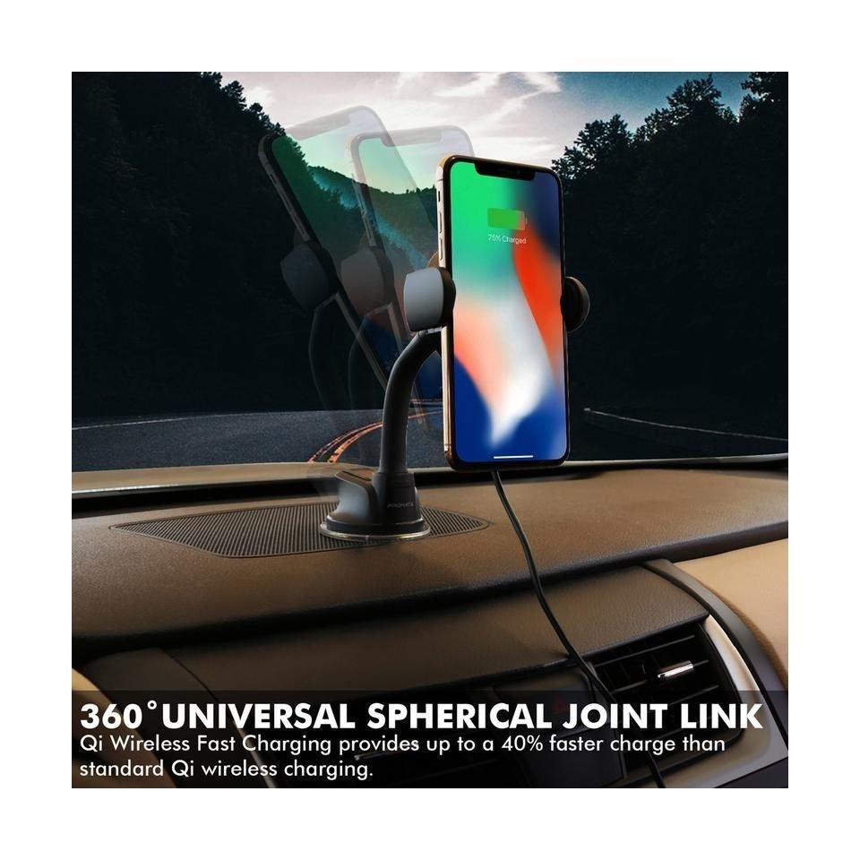 Promate Ultra-Fast Wireless Car Charging Mount