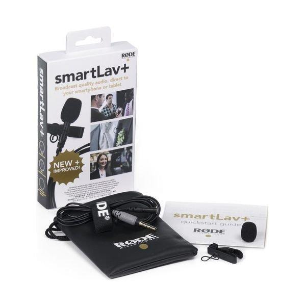 Rode SmartLav+ Lavalier Condenser Microphone for Smartphones - Black