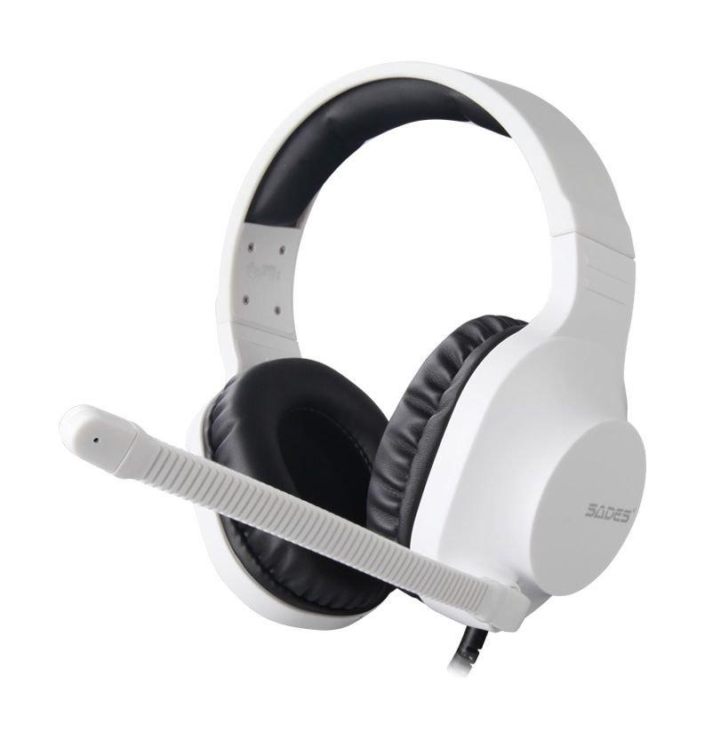 Buy Sades spirits wired gaming headset - white in Kuwait