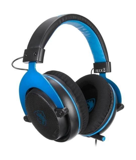 سماعة الألعاب سيدس إم باور - أسود/أزرق