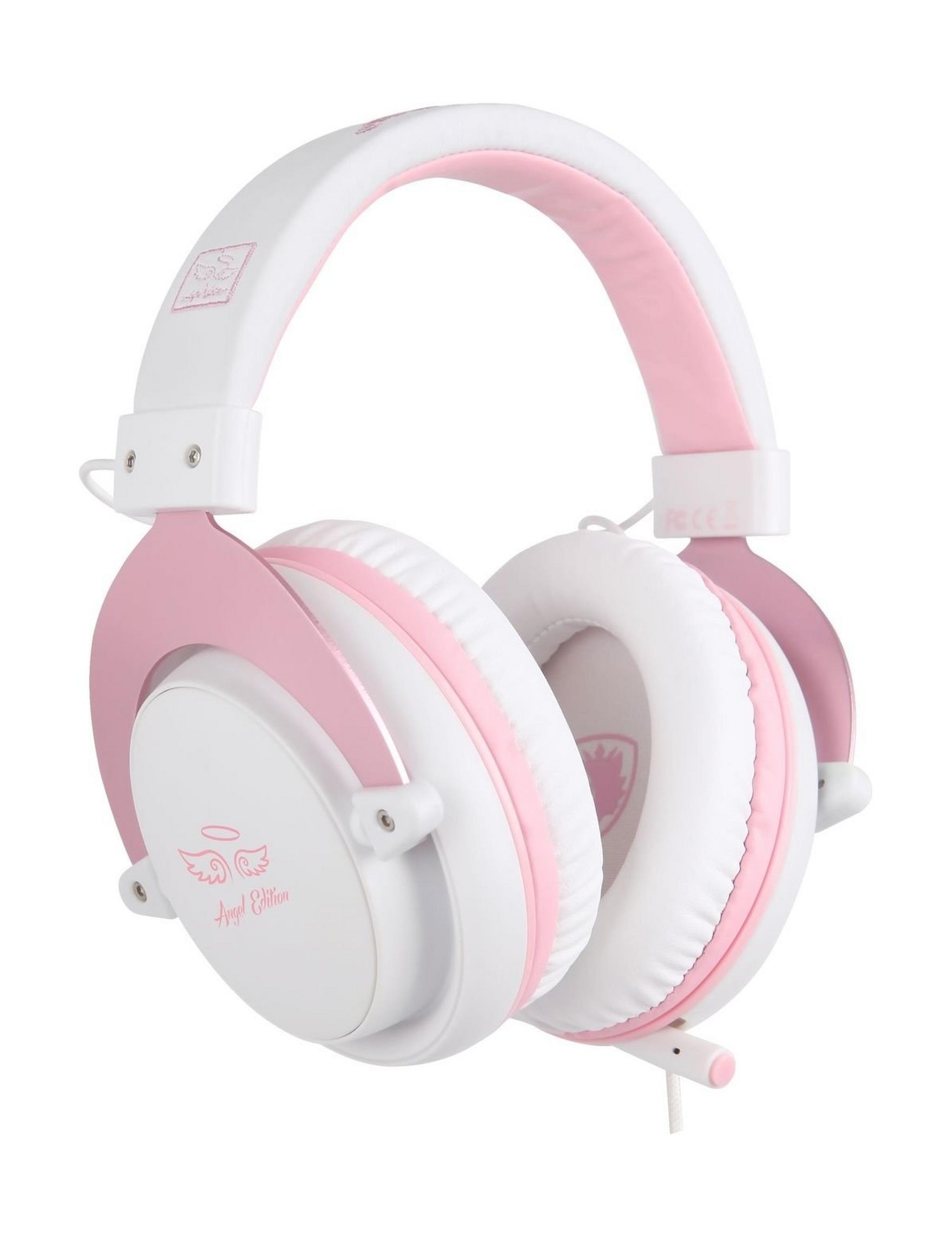 Sades Mpower Gaming Headset - Pink