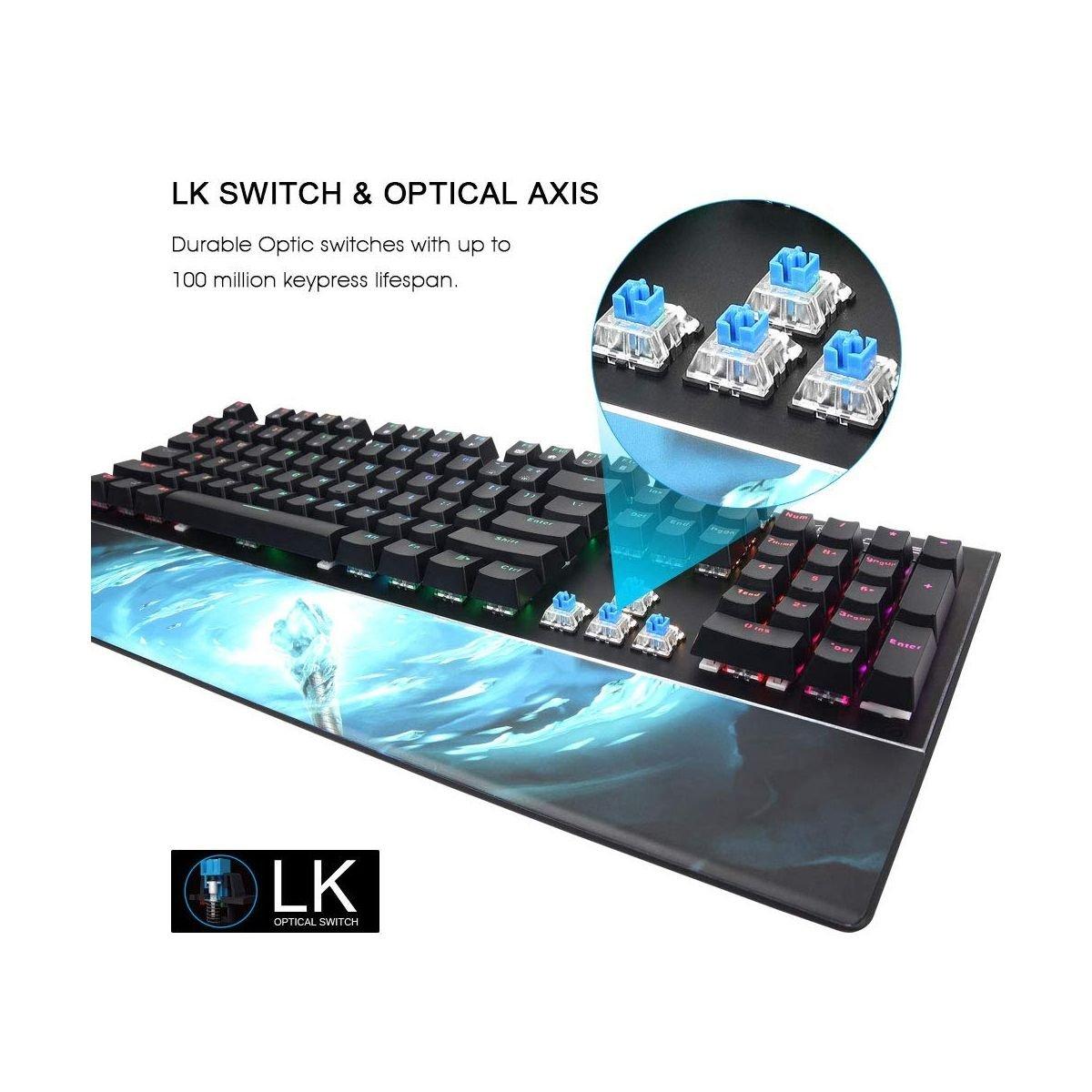 Frost Staff Sades K14 Frost Staff Mechanical Gaming Keyboard Xcite