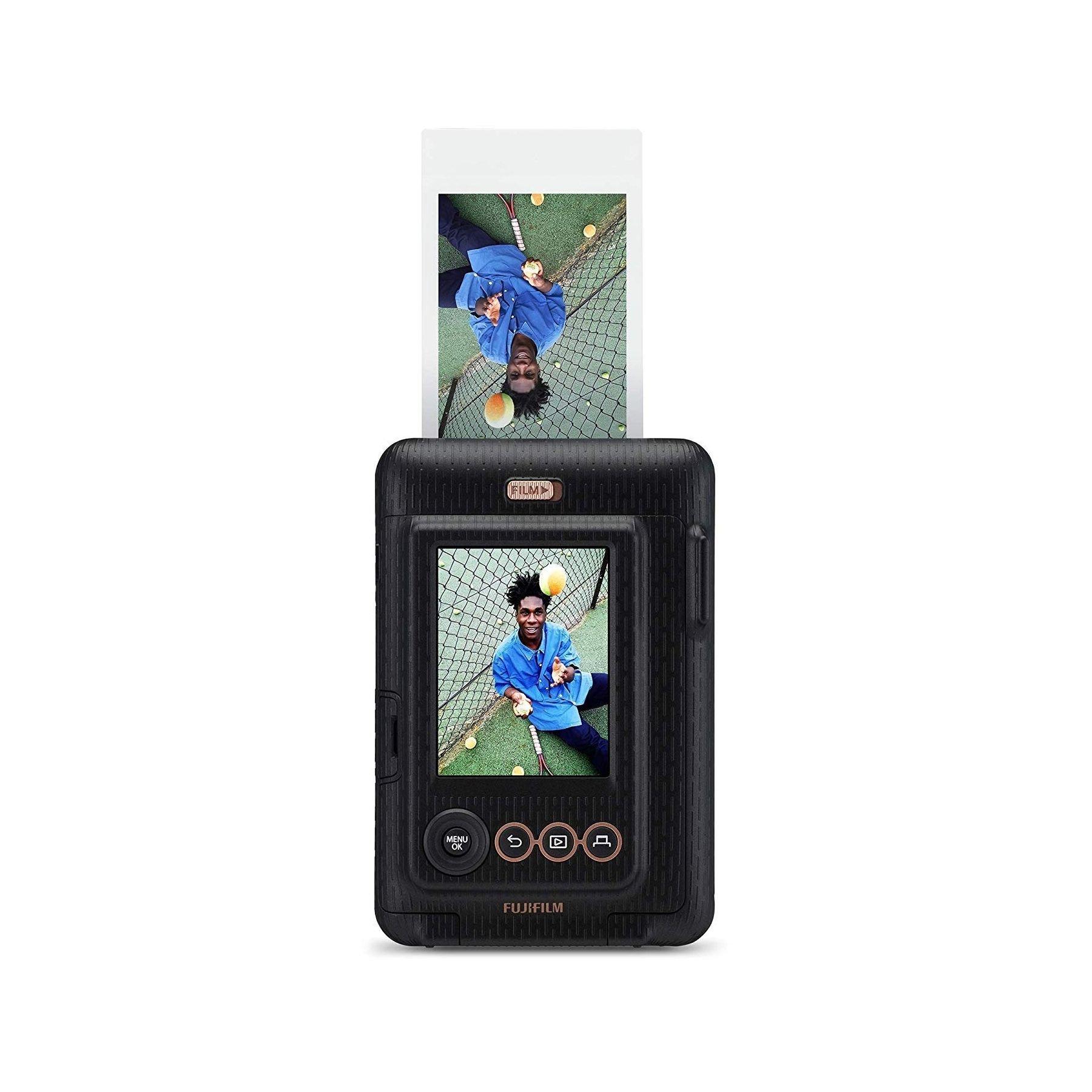 كاميرا انستاكس فيلم الفورية ميني ليبلاي - أسود أنيق