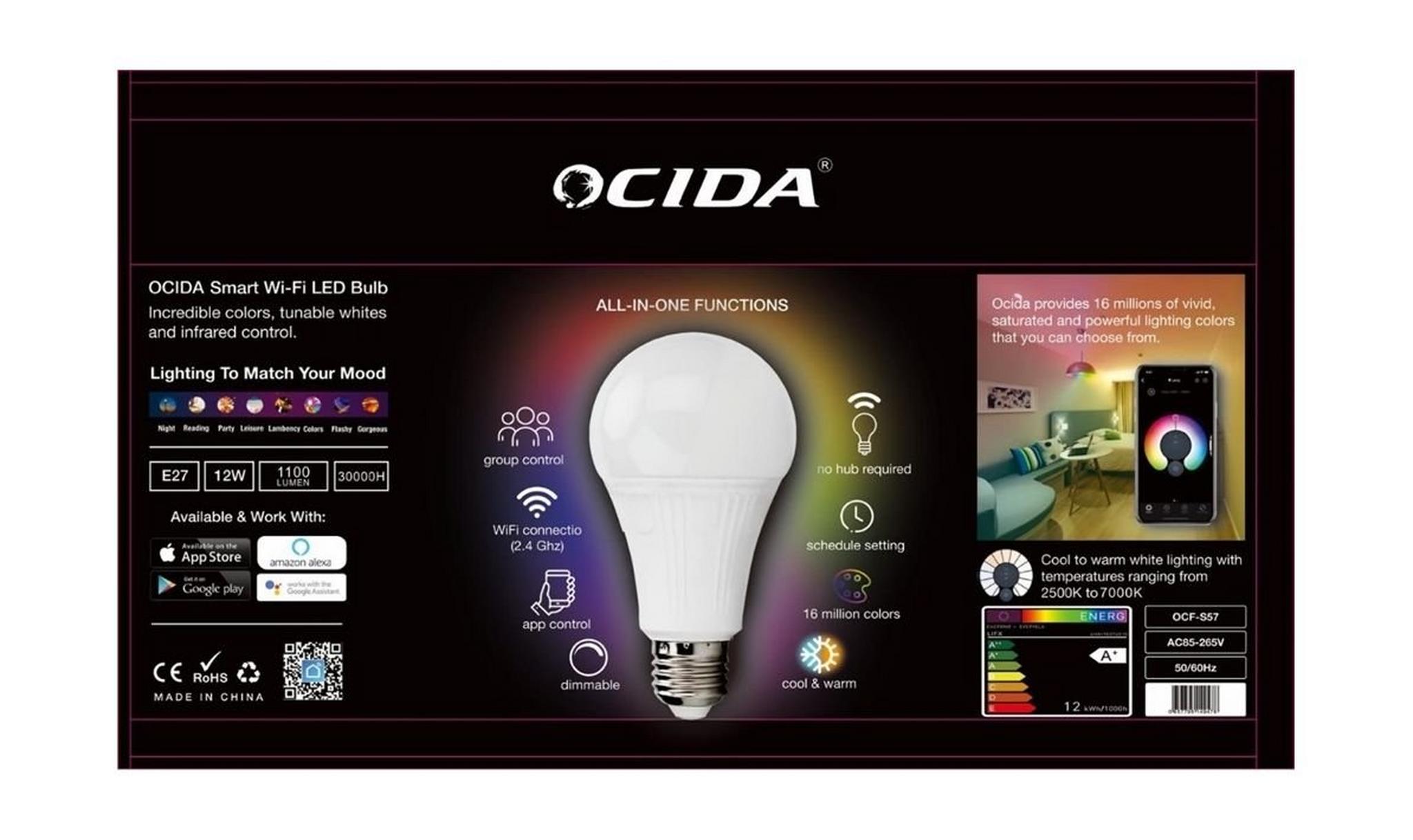 Ocida Smart Wi-Fi Bulb - OCF-S57
