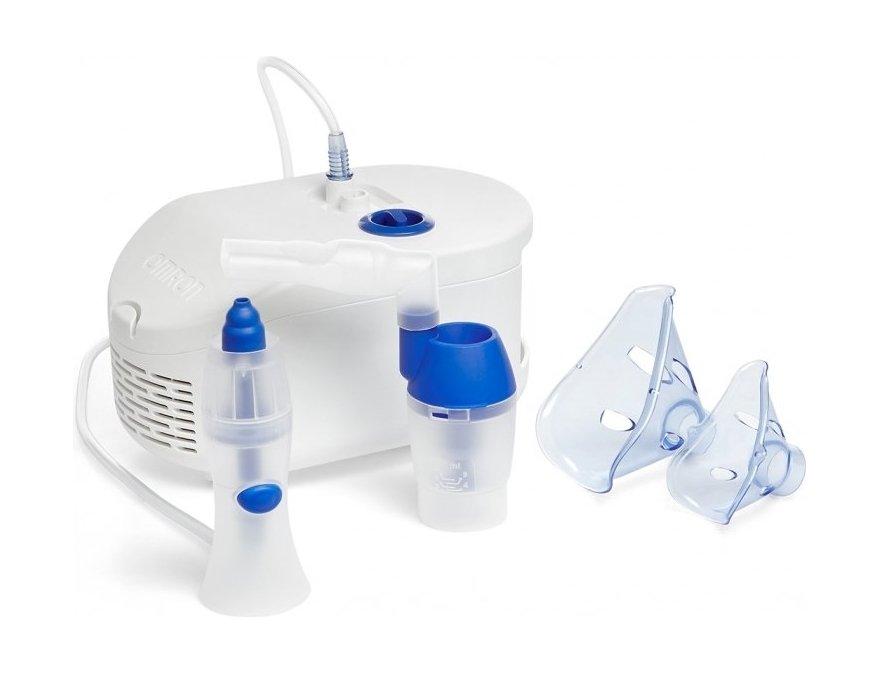 Omron C102 Total 2-in-1 Nebuliser with Nasal Shower - White
