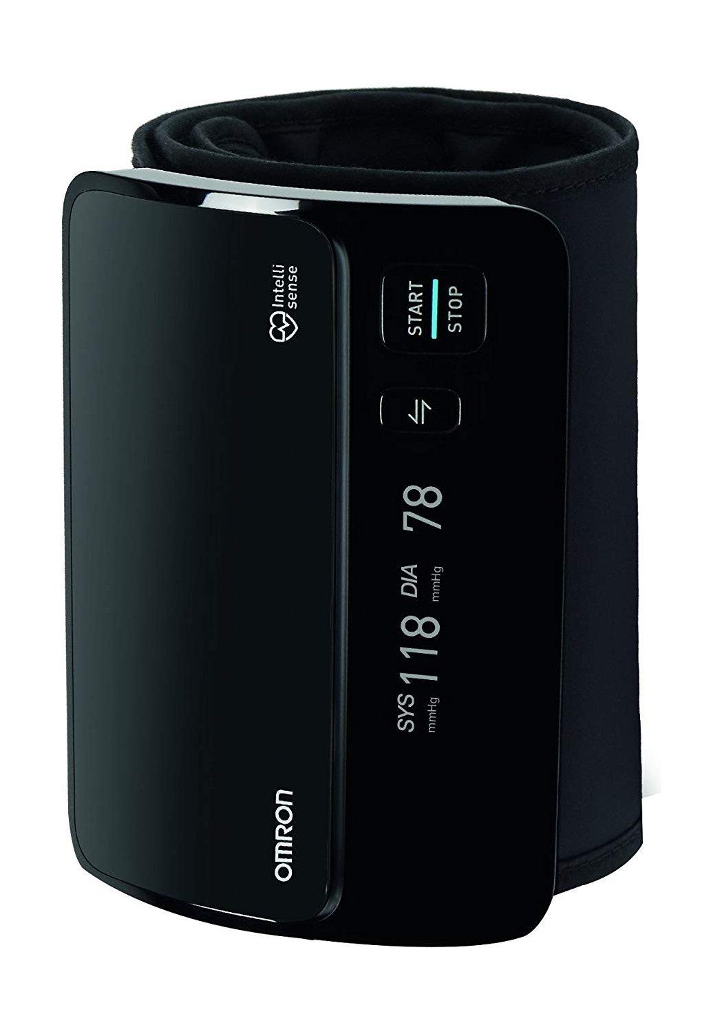 Omron Smart Elite + Tubeless Digital Blood Pressure Monitor, HEM 7600T - Black