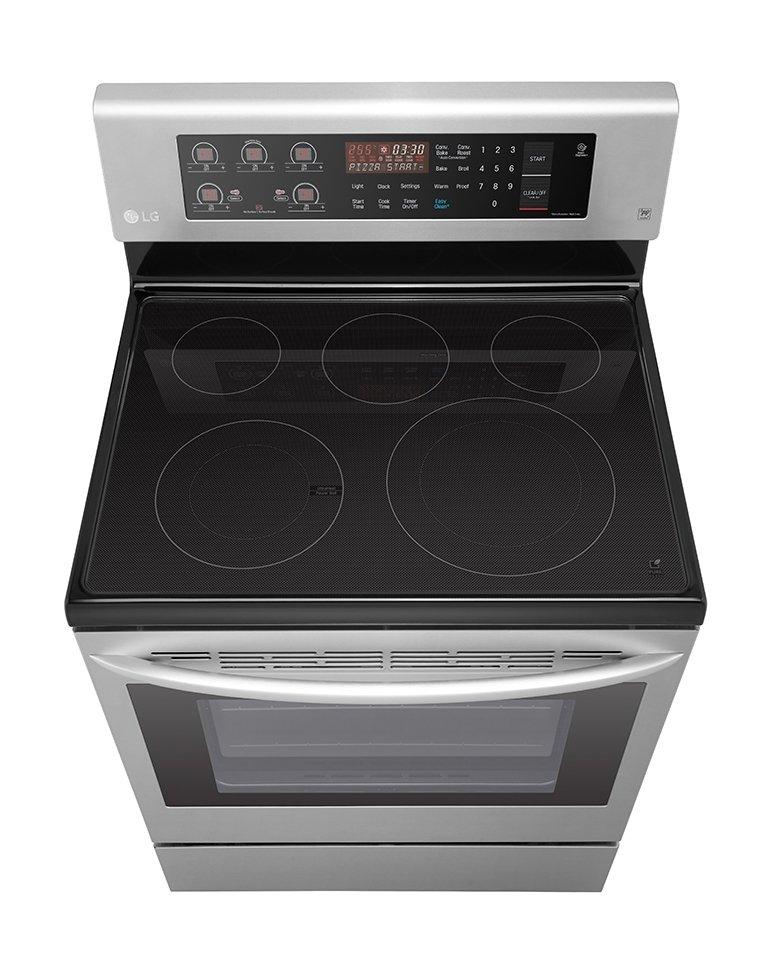LG Free standing Electric Oven, 6.3 Cu.ft, True convection, Bake Heater