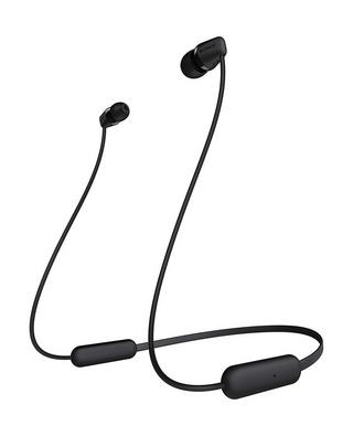 Buy Sony wi-c200 wireless in-ear headphones - black in Saudi Arabia