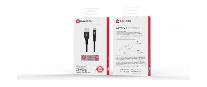 Baykron 3M MFI Lightning Cable - Black