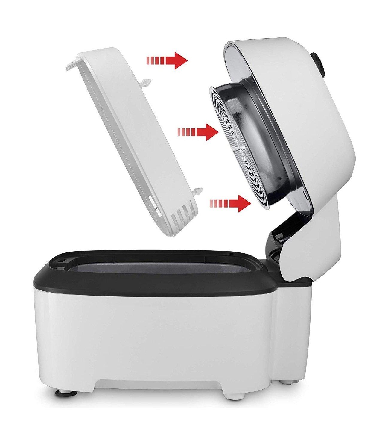 Delonghi IdealFry 1.25KG 1400W Fryer (FH2101) White Price in Kuwait