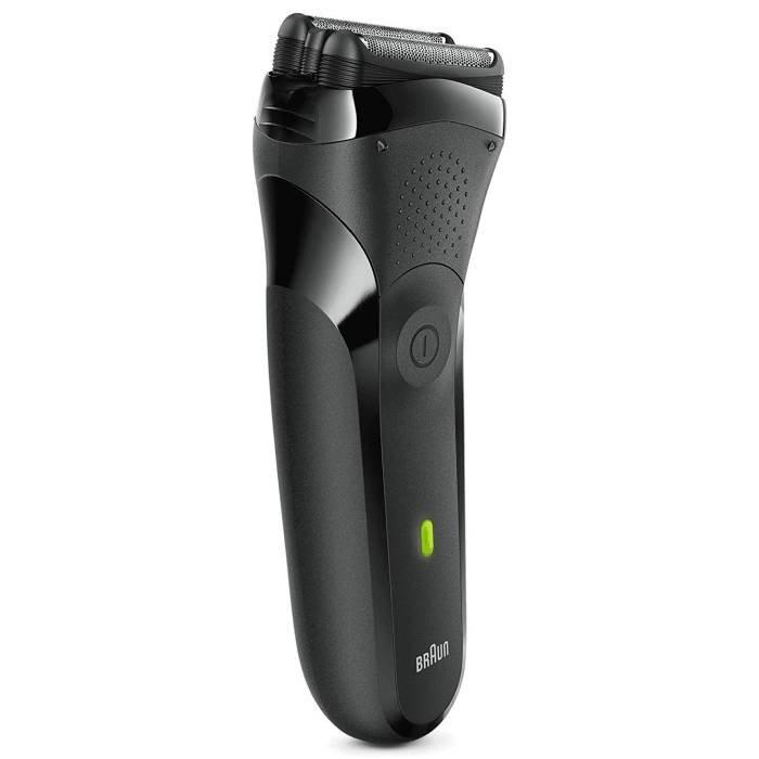 Braun 300s Series 3 Rechargeable Electric Razor Shaver for Men - Black
